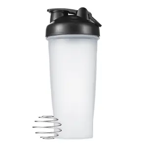 amzchef Shaker Bottle for Protein Shakes and Pre Workout Black 20 Ounce shaker cup shaker borrles protein mixes blender bottle