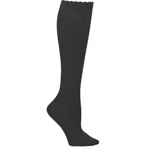 Nurse Mates Scalloped Heart Compression Socks 12-14 mmHg Regular Calf — Graduated Support for Nurses & Healthcare Workers