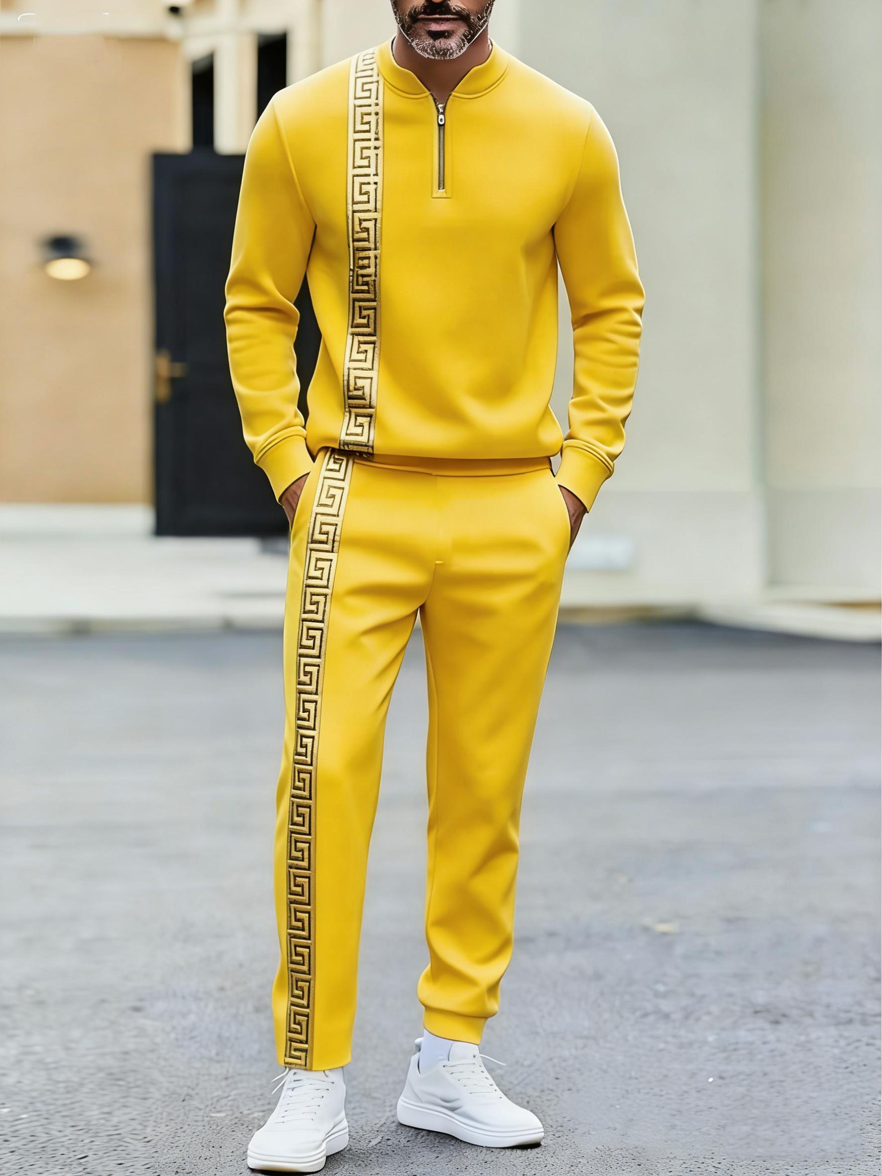 Vitality men's sports and leisure clothing multi-color sports suit