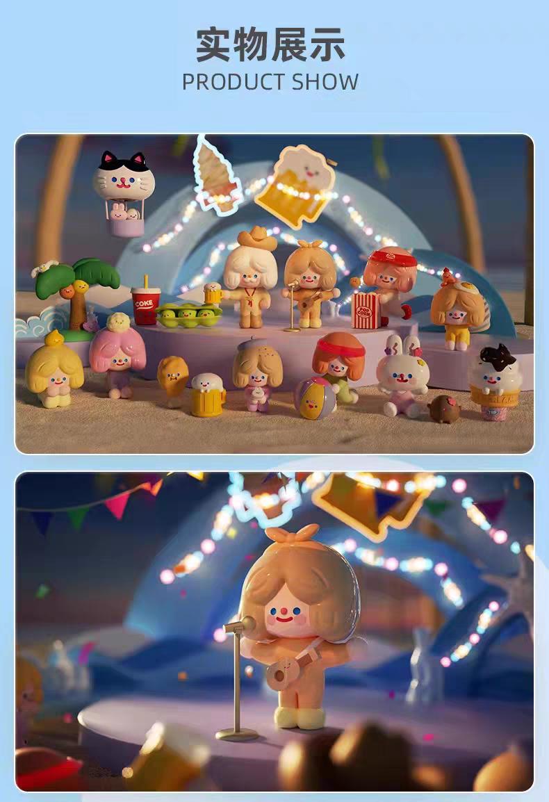 [FINDING UNICORN] 【Live Unboxing】RICO Happy Festival Series Blind Box Figurines Home Decor Desktop Dolls Model Girls Gift