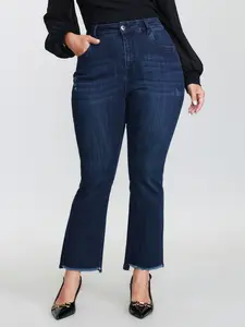 【Summer Turn-Up】【Butter Soft】BlOOMCHIC plus size Stretchy Supersoft Mid-Rise Jeans [M-6X] 2026 Summer Pick for Mother's Day