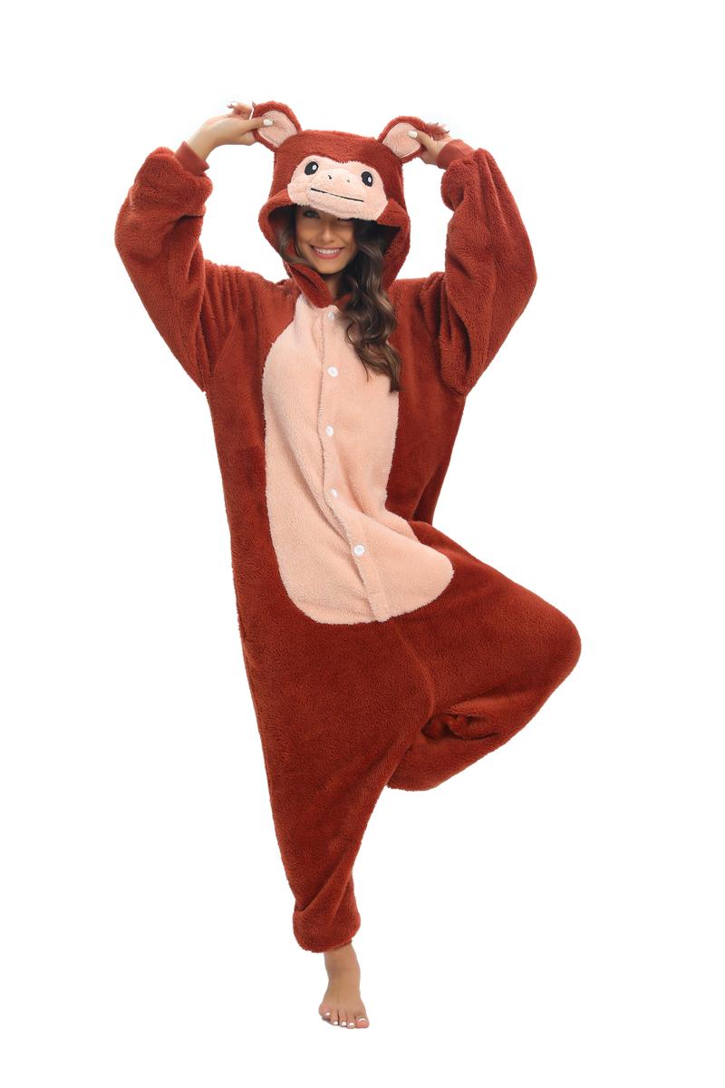 Cozy Cow Onesie for Adults, Plush Fleece Animal Costume Pajamas with Hood for Halloween, Cosplay, and Loungewear Cozy Cow Onesie for Adults, Plush Fleece Animal Costume Pajamas with Hood for Halloween, Cosplay, and Loungewear