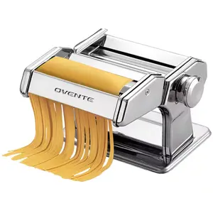 NEW Manual Pasta Roller Machine with 3 Premium Attachments and Adjustable Cuts OVENTE