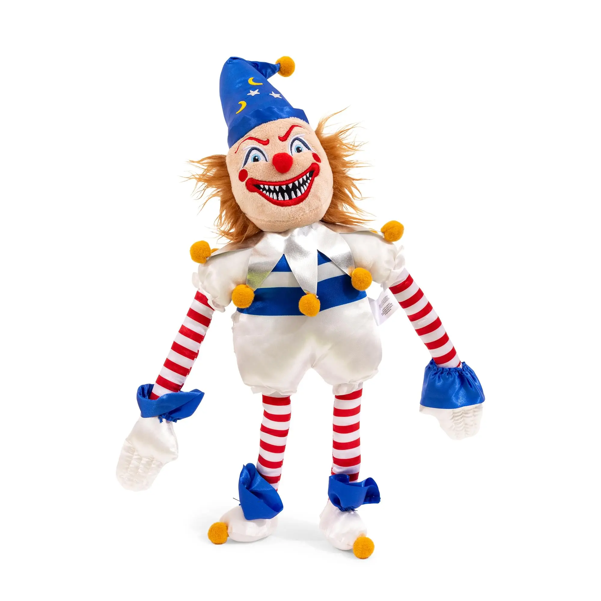 Officially Licensed Poltergeist 14-Inch Collectible Clown Doll, Soft Cuddly Gift for Play or Display, Suitable for Ages 12+ (12 Years Above)