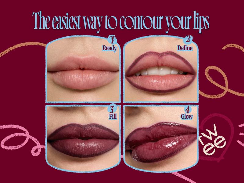 fwee LONG-LASTING DUAL COLORING STICK LIP + LINER | Lip Stick + Lip Liner | 1.2g