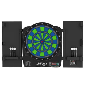 Fat Cat Rega Electronic Dartboard, 13.5" Compact Target Dartboard Cabinet