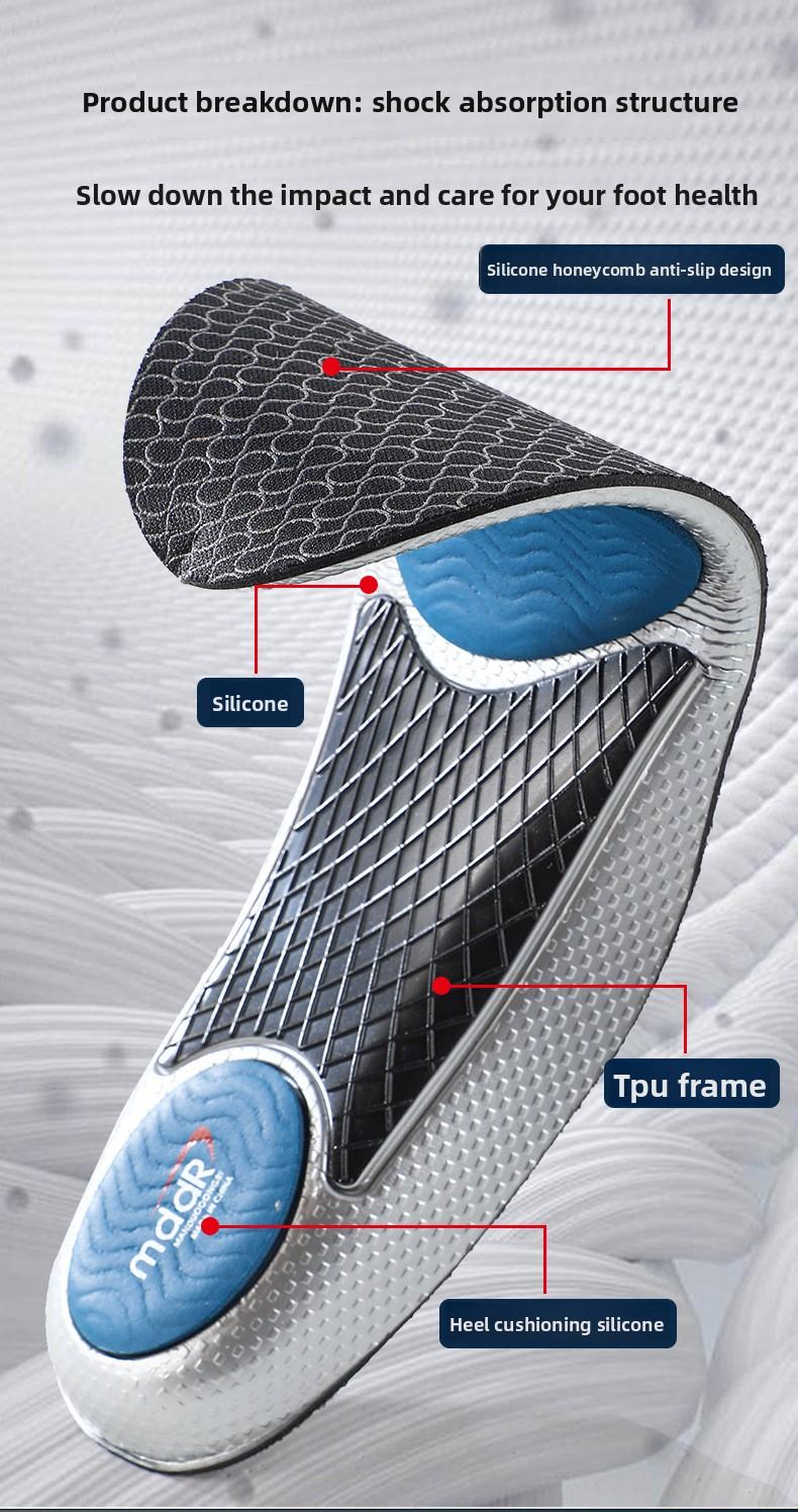 Sports Insoles |     High Elastic Shock Absorbing, Arch Support, Breathable Deodorant