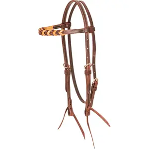 Martin Saddlery Browband Headstall w/Blood Knots