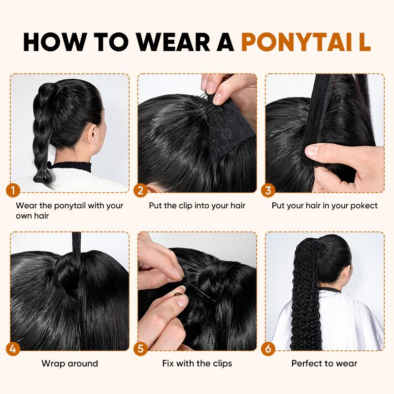 [Spring Musts] Wiggins Hair Ponytail Extension Human Hair 250% Density Ponytail Extension #SpringStatements