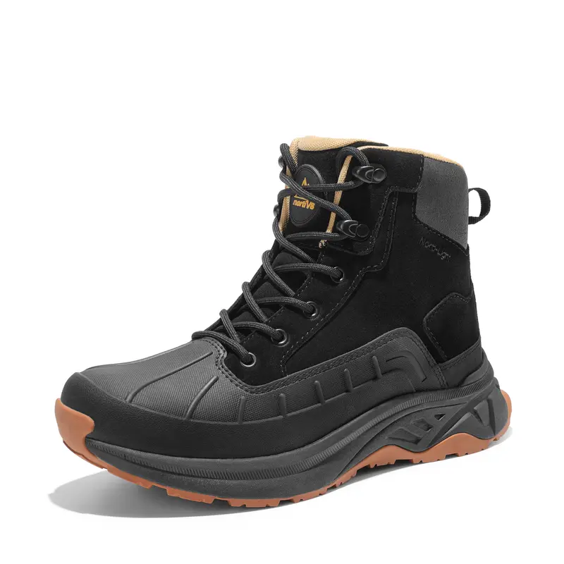 NORTIV 8 Women's Waterproof Hiking Boots - Soft Suede Cap-Toe, Wear-Resistant Upper, Waterproof Membrane, Non-Slip Rubber Outsole, Aggressive Traction, Durable Design, Flexible, Trekking, Hiking Camping Shoes, Shoes for Women,outdoorfun