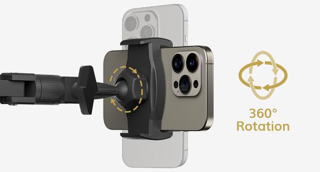 TONOR 10" Overhead Ring Light Kit, Boom Arm & Phone Holder, Adjustable Angle for Recording, Live Stream, Makeup & Nail Art Led Selfie Accessories Selfie Stand