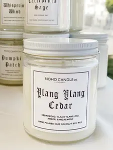 Ylang Ylang Cedar Candle