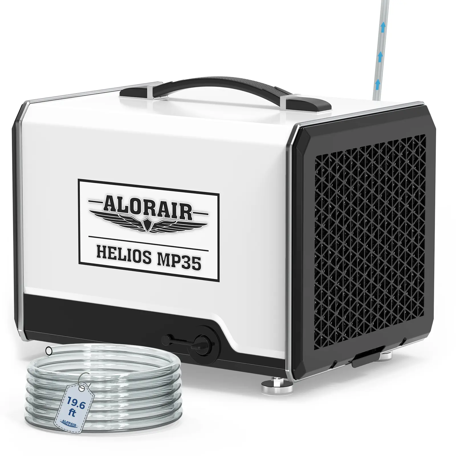 AlorAir Helios MP35 70 PPD Crawl Space Dehumidifier with Remote Control, Automatic Defrost, Humidity Control, Basements Compatibility, 4-Pack Washable Filters, 70 Pints Per Day