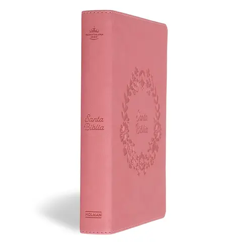 Spanish 1960 Reina Valera (RVR60) Holy Bible - Elegant Hard Cover, Imitation Leather-Like Touch, Blush Pink, 1184pp, Practical Functionality, Ideal Gift Option for Awards
