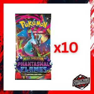 Phantasmal Flames Booster Pack x10 (Pokemon TCG)