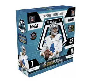 Panini NFL Mosaic 2025 Mega Box (Purple Reactive Parallels)