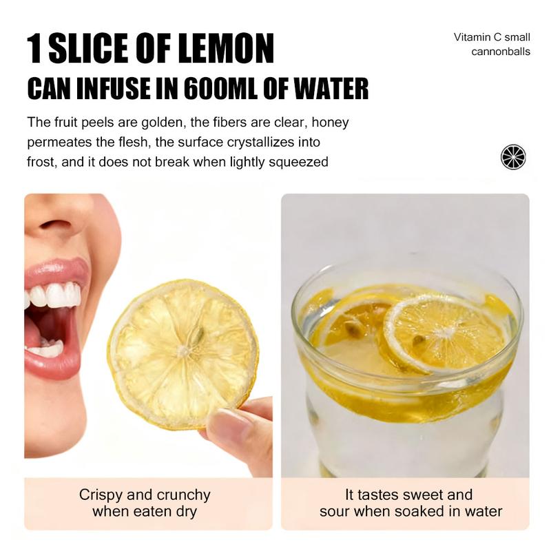 2025 Freeze-Dried Honey Lemon Slices - Individually Packaged Fruit Tea 100g