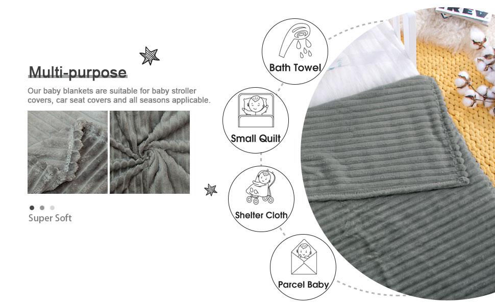 NTBAY Flannel Fuzzy Toddler Blanket – Warm & Lightweight