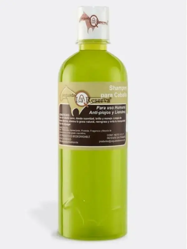 Yeguada la Reserva Shampoo de Cola de Caballo Anti-Piojos Uso humano 500 ml