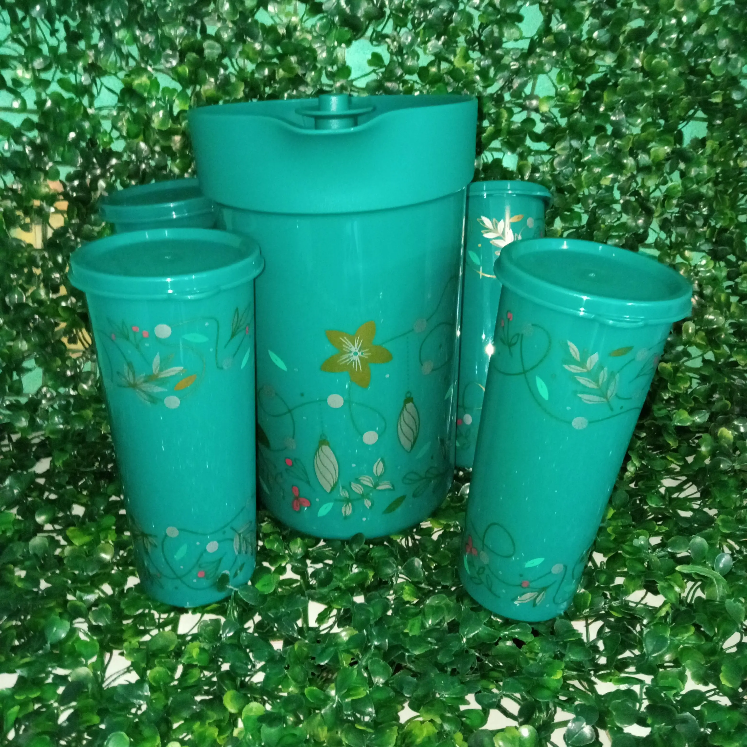 Set Jarra con 4 vasos