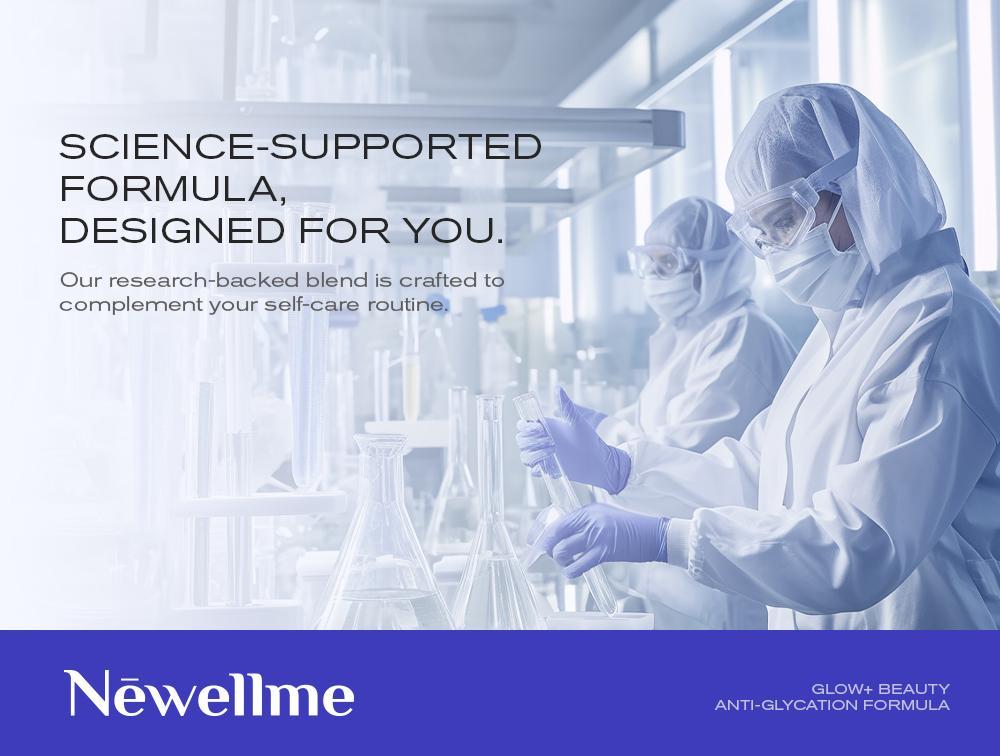 【18,000mg Collagen】NEWELLME Fruit-Flavored Anti-Glycation Oral Liquid*With Hyaluronic Acid+PQQ Reduces Sugar Absorption & Improves Skin Aging/Dullness