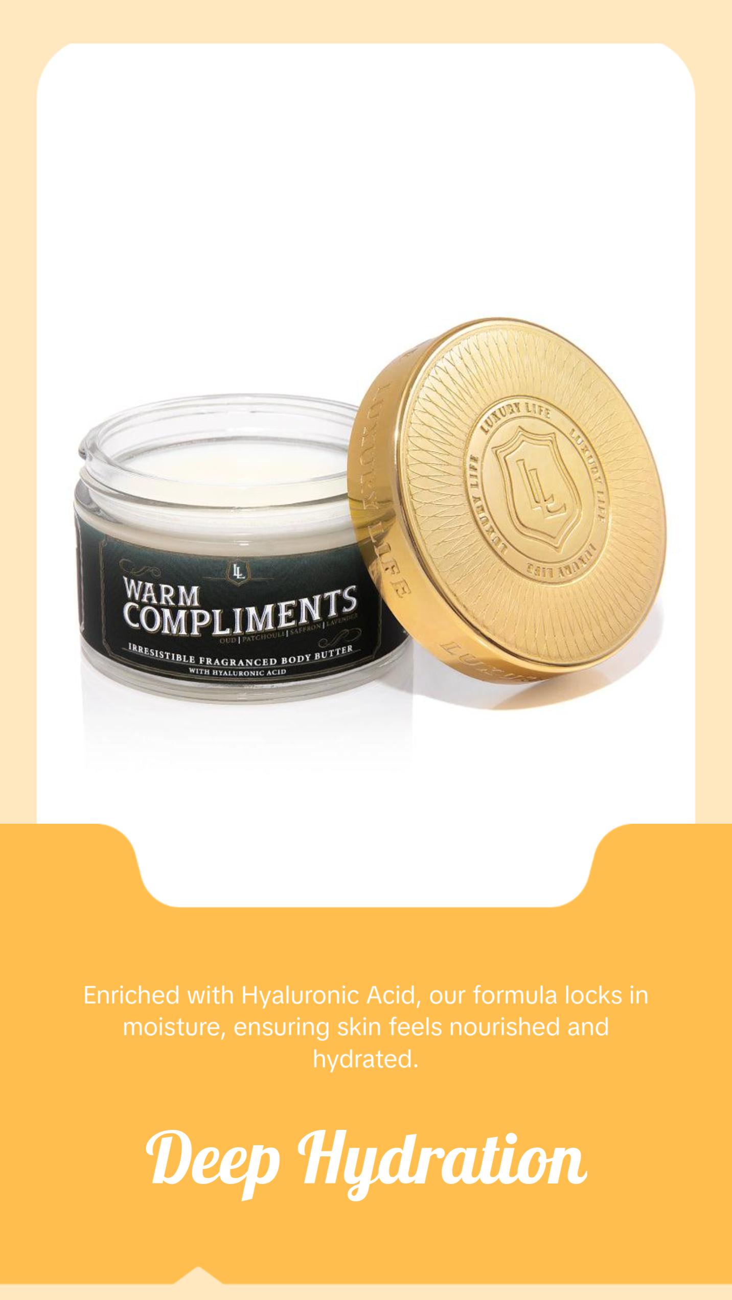 Luxury Life Warm Compliments Fragrance Body Butter Scent Cocoa