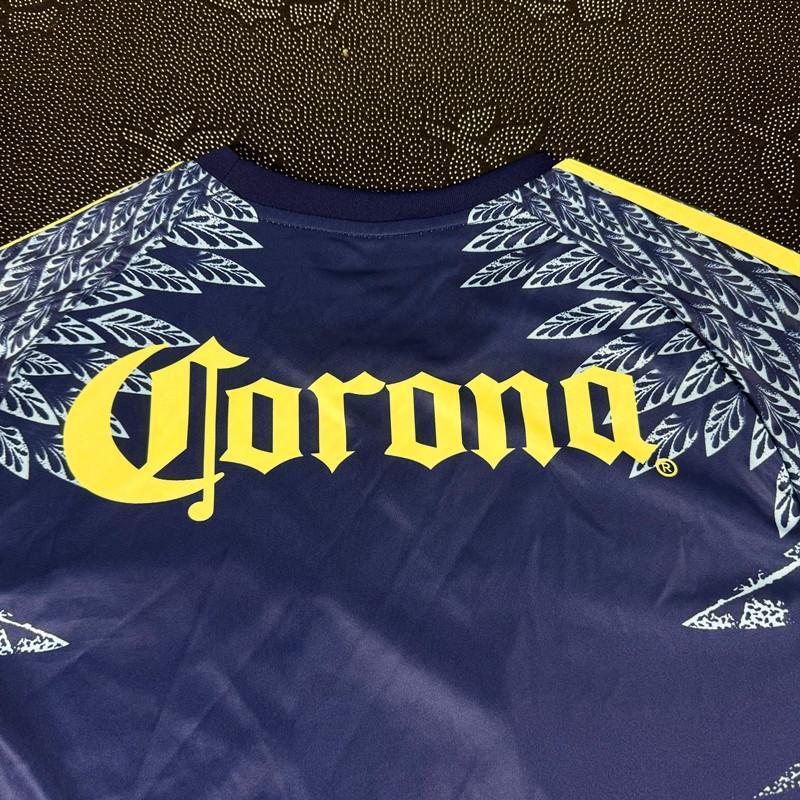 2025-26 Club America Away Kit Fan Version Short Sleeve Breathable Quick Dry Soccer Jersey LIGA MX usa jersey