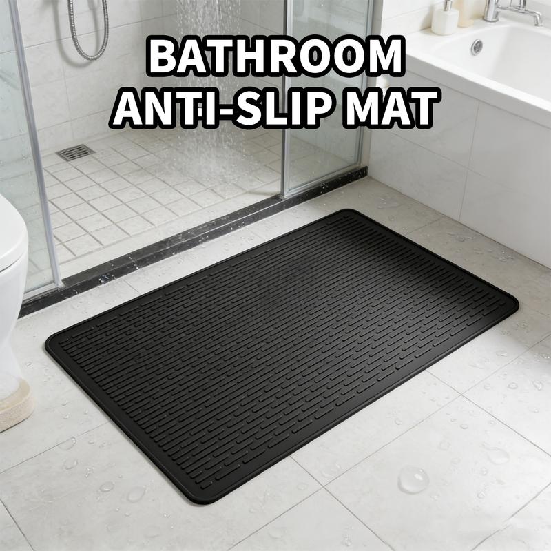 Bathroom Storage Rack Set,5 Pack Shower-Caddy Shelf Organizer. Adhesive wall-mounted Shower Rack. No Drilling Large-Capacity Anti-Slip Bathroom Mat - Rustproof Soap Storage Rack for Bathroom, Kitchen