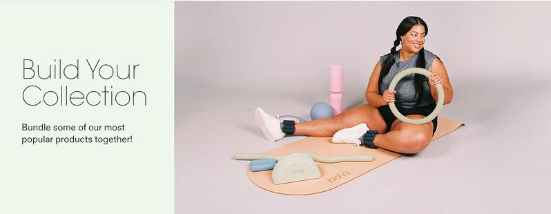 Bala Beam - 36" Ergonomic Strength Training Bar with Soft Silicone Coating Yoga Equipment Workout Bands