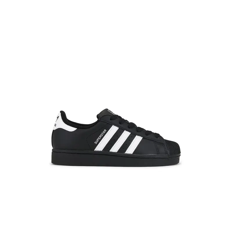 adidas Originals Superstar II in Core Black & Footwear Black