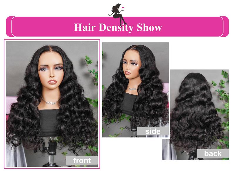 BGMgirl Body Wave Pre Bleached Pre Plucked 6*4 Wear Go 180% Density Glueless Pre Cut HD Lace Closure Human Hair Wig TikTokShopfalldealsforyou