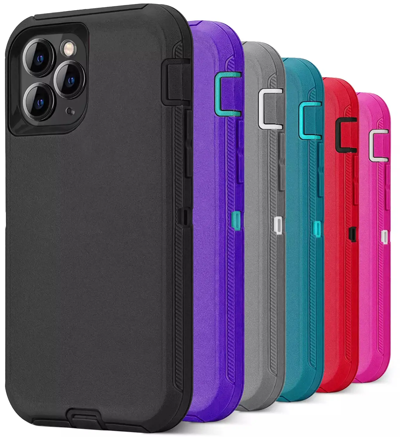 Heavy Duty Shockproof Rugged Cellphone Case & Protector, Anti-Slip Surface Protective Accessory for iPhone 17,17e,Air,16,16e,16 Pro Max,15 Pro Max,14,13,12,11,Xr,Xs - Essential Mobile Phone Protection, Casing, Accessories