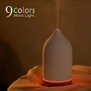 Essential Oil Aroma Diffuse Aromatherapy LED Ultrasonic Humidifier Air Purifier