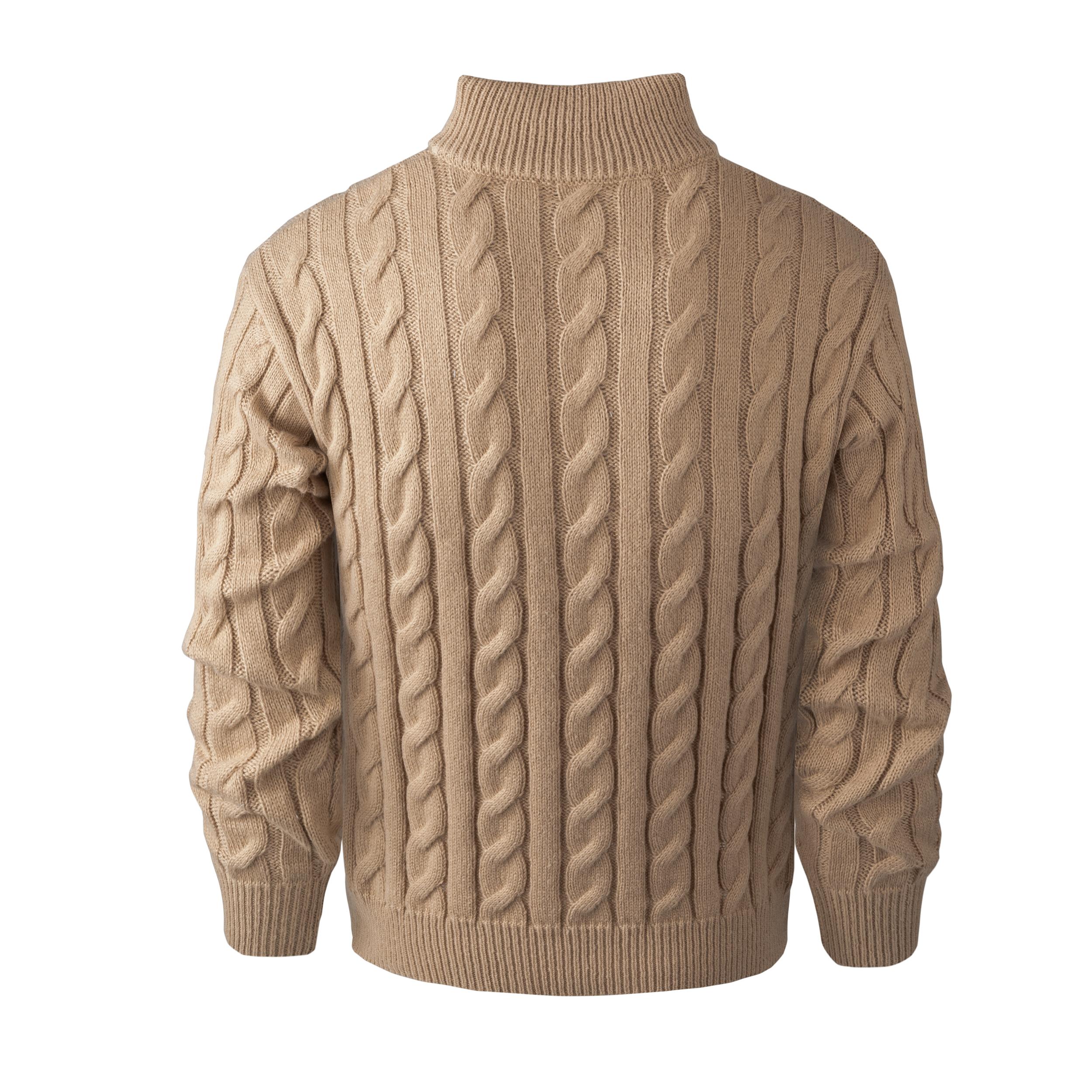 #Springfresh Men's solid color zipper sweater, fashionable knit long sleeved, quarter zipper knit stand up collar, polo , classic jacket, casual knit, casual elegant fabric, college style outdoor wear, open jacket  Turtleneck Knitwear   valentine sweater