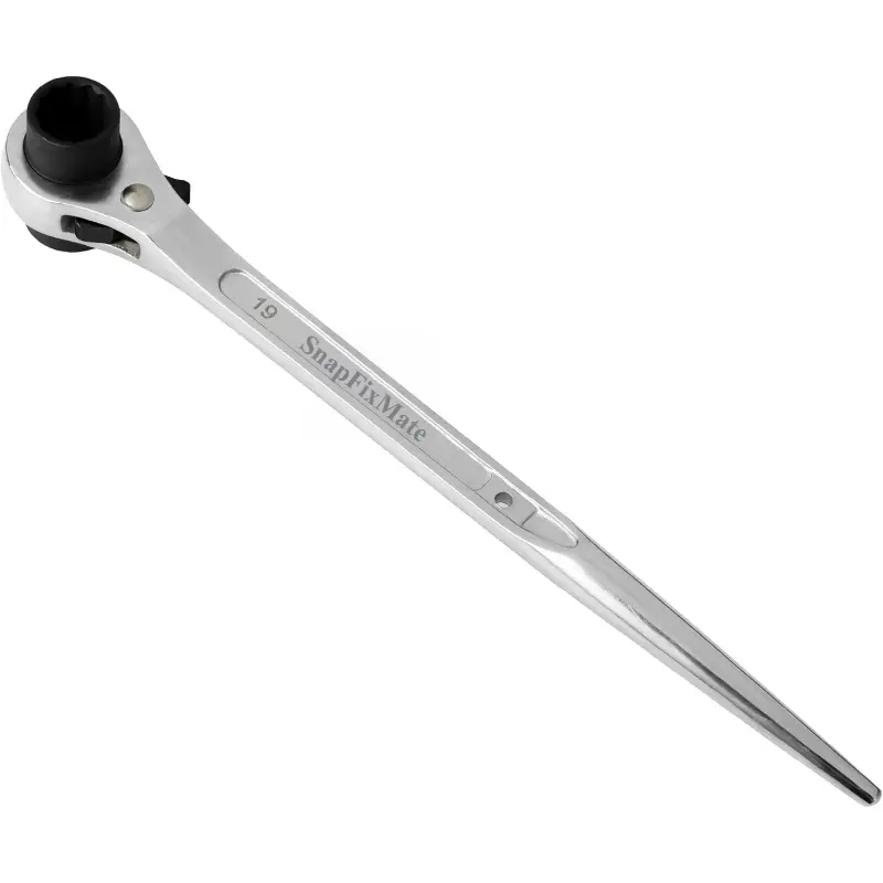Chainsaw Maintenance Tool – Dual 13 mm & 19 mm T-Bar Wrench – Cold-Forged  Vanadium Steel with Dual-Taper Groove-Cleaner Tip