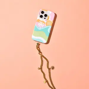 Flat Curb Chain Phone Chain