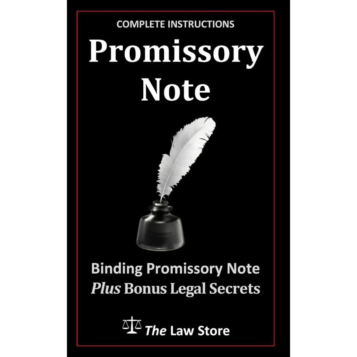 Promissory Note: Ready-to-use, legally binding, fill-in-the-blanks law ...