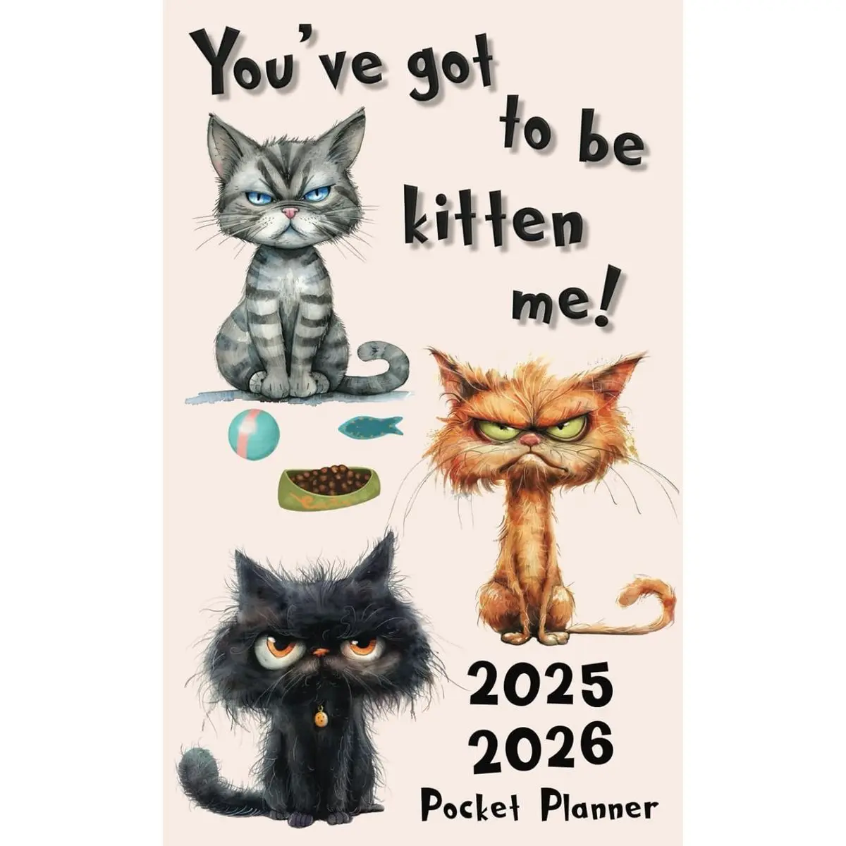 2025-2026 Pocket Planner: Feline Themed for Cat Lovers. Small and Compact 2 Year Schedule and Agenda Organizer for Purse. Paperback – September 20, 2024