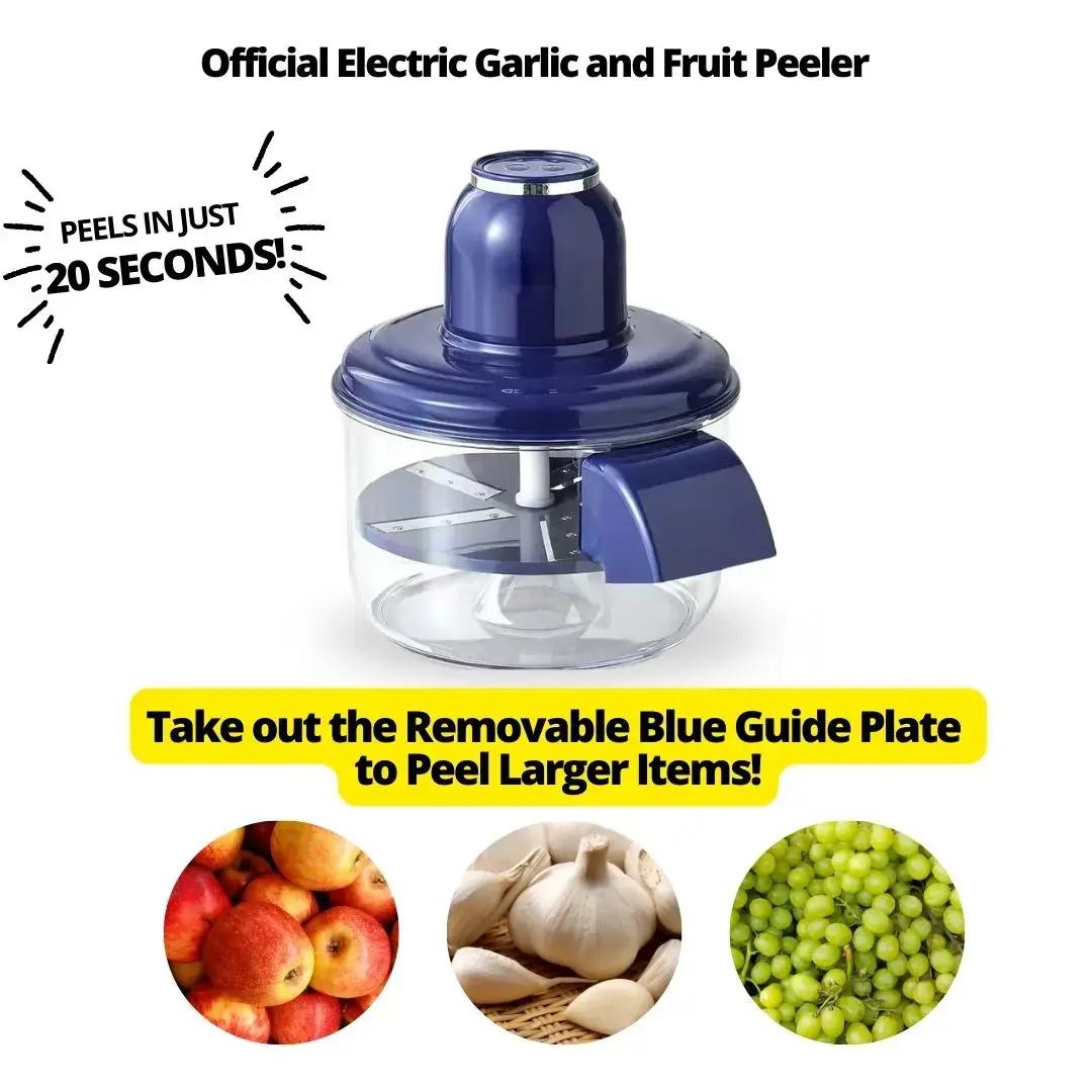 Electric Peeler, Automatic Portable Peeler Machine for Garlic Grapes Cherry Tomatoes Chestnuts, Rechargeable 1300mah Battery Powered Peeler, Type-C Charging Kitchen Gadgets Gift