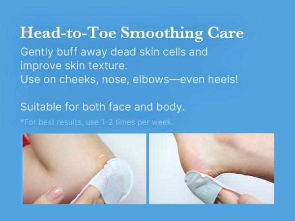 [medicube] Body Gommage Exfoliating Pad 8ea for bumpy skin flaky skin body scrub