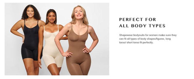 FeelinGirl #Live1 Women's Shapewear OutdoorFun Full-Body Bodysuit with Tummy Control and Butt Lifter Womenswear Underwear 1 Springtok