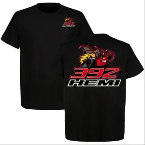 180g[100%cotton]392 HEMI Scat Pack Bee Muscle Car T Shirt Dodge Mopar Racing V8 Engine Graphic Tee American Muscle Car Enthusiast Shirt Gift For Car Lovers