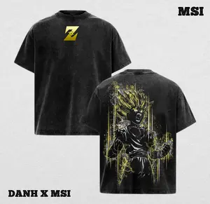 Gohan Super Saiyan 2 Washed Tee Streetwear Tee Hoodie “Teen Rage — A Lightning Storm That Changed the Entire Battlefield” — For Action Fans, For Gift Drops That Pulse With Legendary Strength