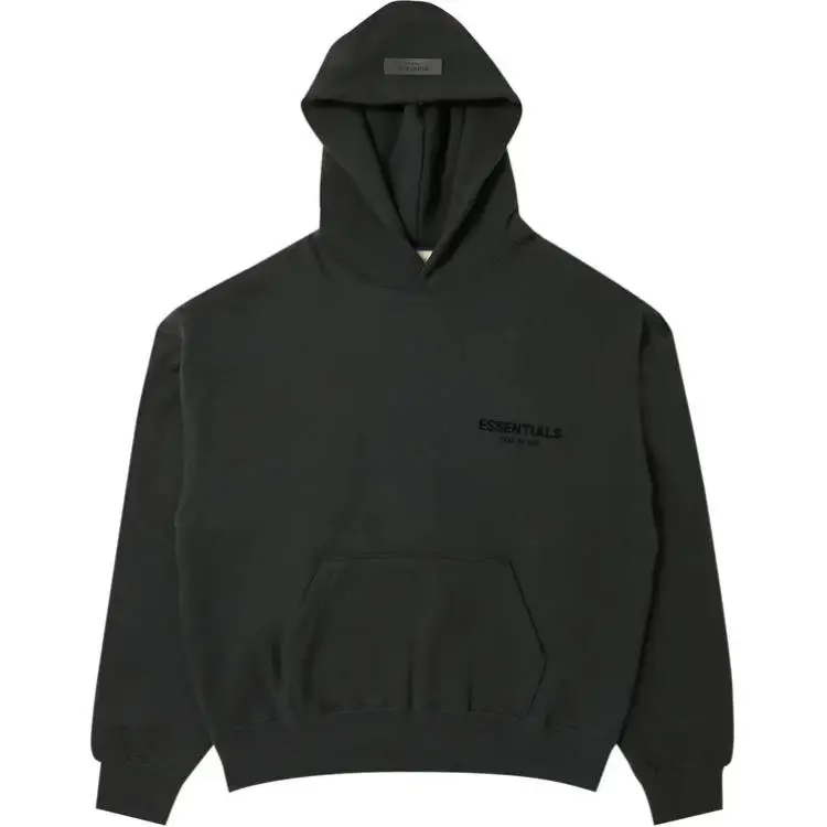 Fear Of God Essentials Logo-Print Hoodie, Menswear Casual Clothes, Sweatshirts with Logos, Style 192BT212110F, Tops, Printed Logo