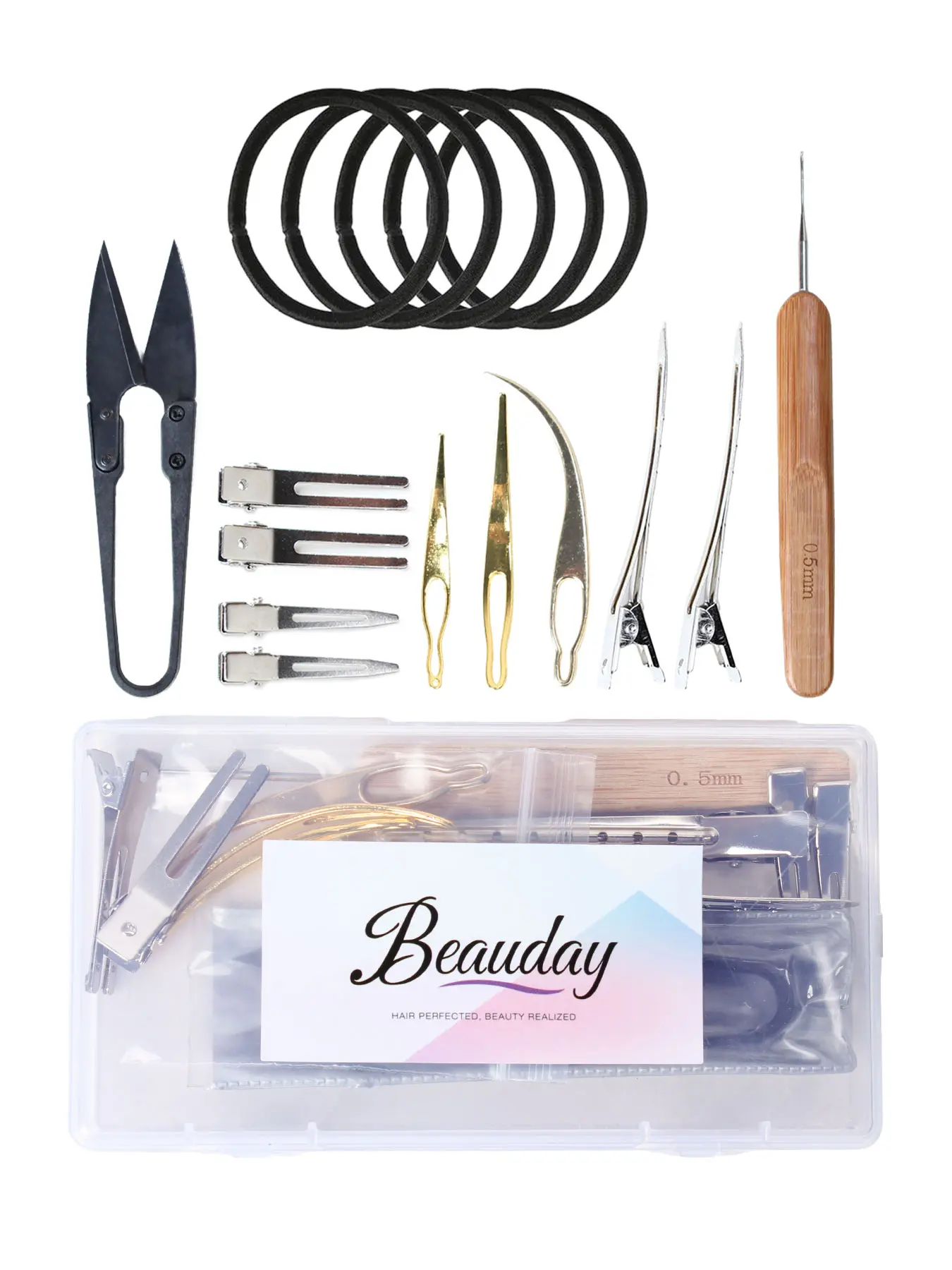 Locs Machine Tool, Hair Styling Tools for Dreadlock Care, Bent-Hook Needle Retightening Aid for Interlocking & Hair Extensions Maintenance, Haircare
