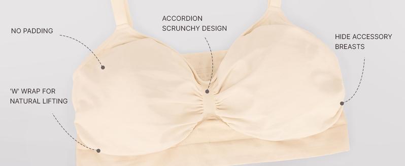 FeelinGirl Women's Wireless Bra Comfort Bralettes No Underwire Unlined Cami Bra Seamless Tshirt Bras Sports Bra Bralette Basic Comfortable Fit Womenswear Everyday Up to 44DD Springtok