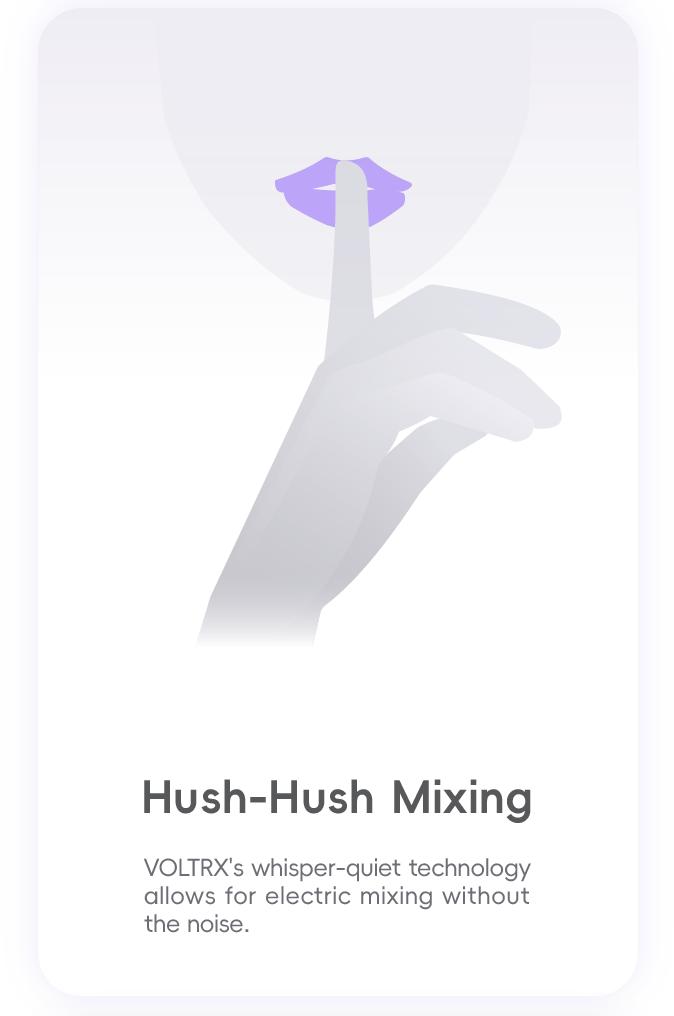 VOLTRX Protein Shaker Bottle, Merger USB C Rechargeable Electric Protein Shake Mixer, Shaker Cups for Protein Shakes and Meal Replacement Shakes, BPA Free, 24oz