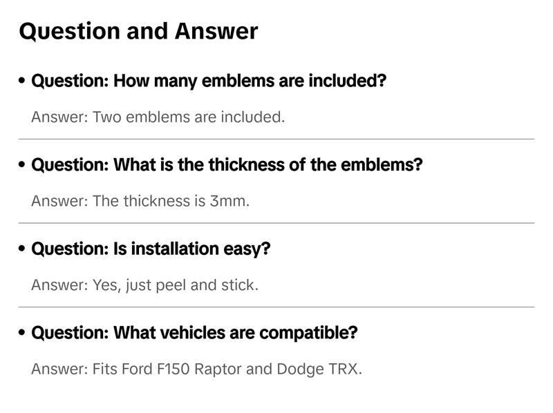 2x Raptor Dinosaur Redeye Badge Logo Emblem for Ford F150 Raptor Dodge TRX RAM