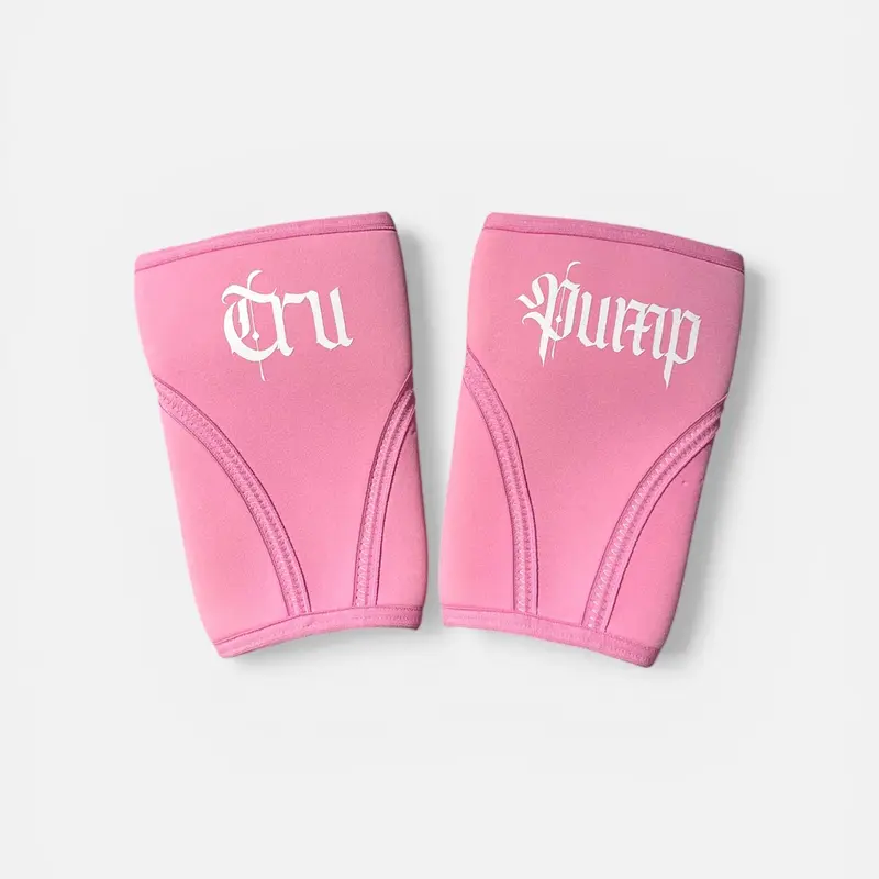 Tru Pump High-Performance Compression Knee Sleeves Pink for Athletes & Lifters Enhance Stability & Performance Knee Stabilizer Wraps Ideal for Intense Workouts