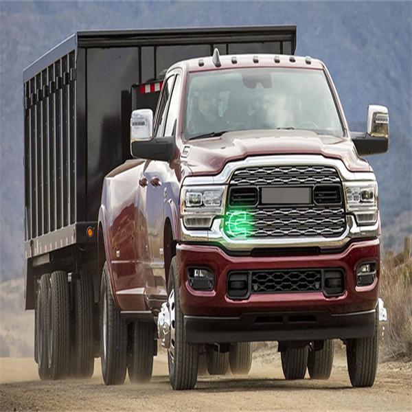 1PC RGB C Ring Illuminated Super Bright 3030-SMD LED Front Grill Emblem Light For Dodge Ram 1500 2500 3500 For Toyota 2024+ Land Cruiser J250